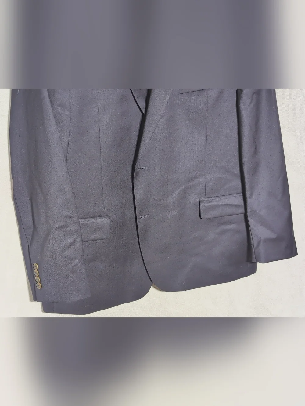 Joseph & Feiss Gold Classic Men's Blue Blazer Wool Jacket